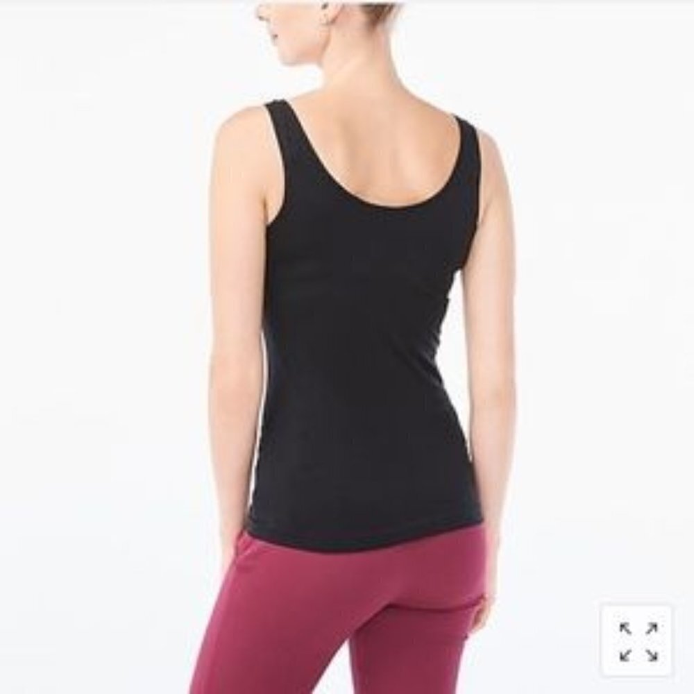 J. Crew Factory layering tank top black H2614 Black